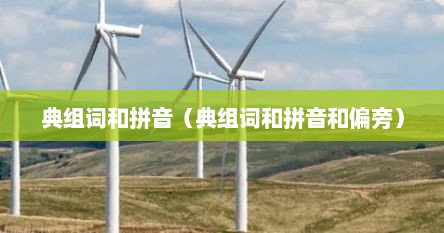典组词和拼音（典组词和拼音和偏旁）