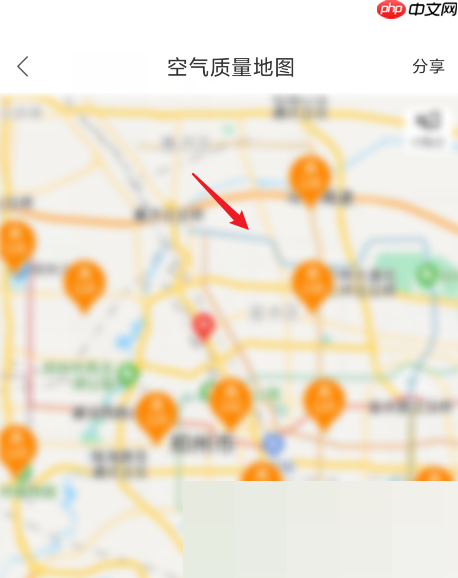 百度地图怎么查看空气质量地图？百度地图查看空气质量地图教程