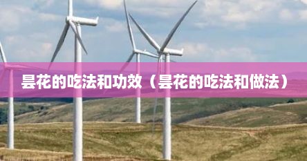 昙花的吃法和功效（昙花的吃法和做法）