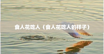 食人花吃人(食人花吃人的样子)