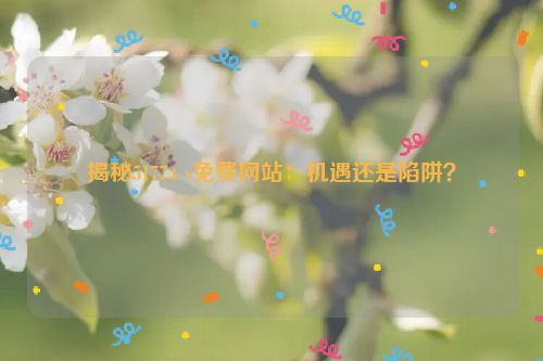 揭秘5177.t v免费网站：机遇还是陷阱？