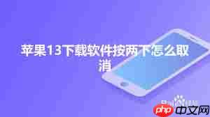 苹果手机如何关闭下载双击侧边按钮功能