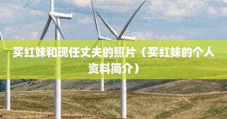 买红妹和现任丈夫的照片（买红妹的个人资料简介）