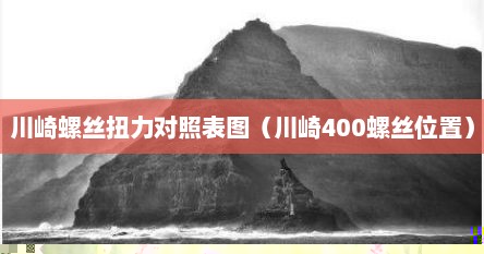 川崎螺丝扭力对照表图（川崎400螺丝位置）