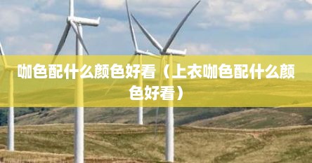 咖色配什么颜色好看（上衣咖色配什么颜色好看）