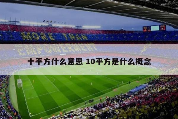十平方什么意思 10平方是什么概念