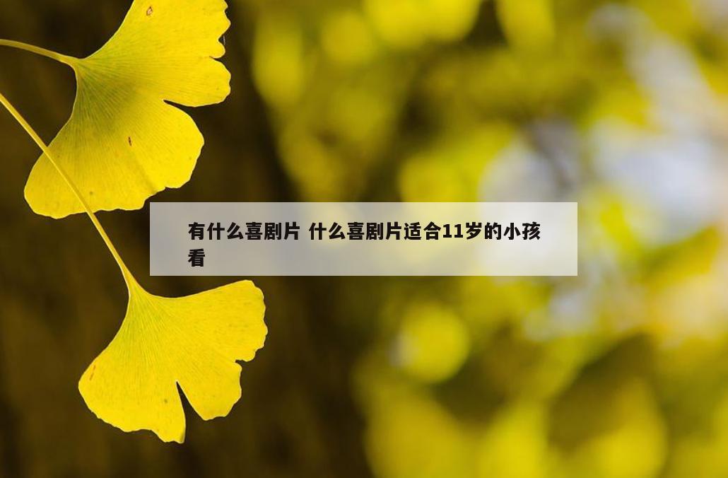 有什么喜剧片 什么喜剧片适合11岁的小孩看
